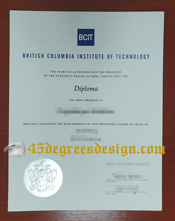  BCIT diploma