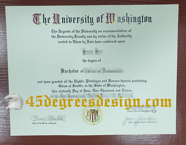 University of Washington degree