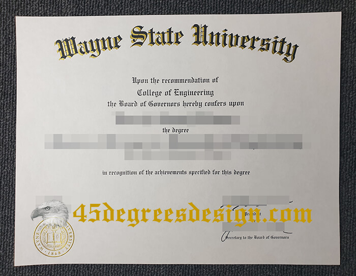 Wayne State University degree