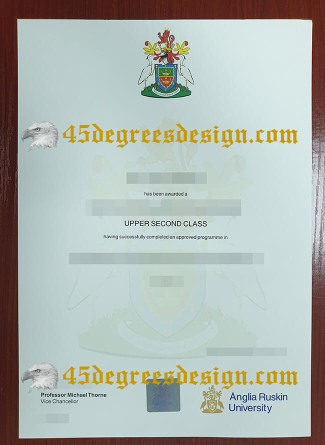 Anglia Ruskin University diploma