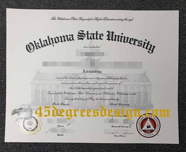 Oklahoma State University diploma