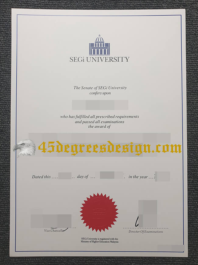 SEGi University diploma, buy Malaysia