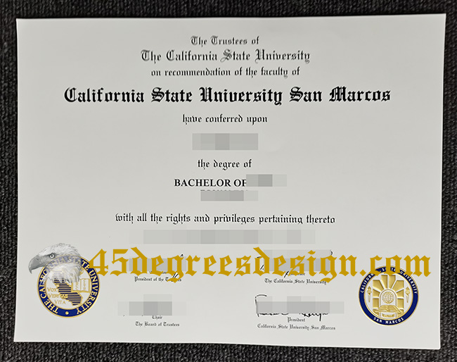 CSUSM diploma