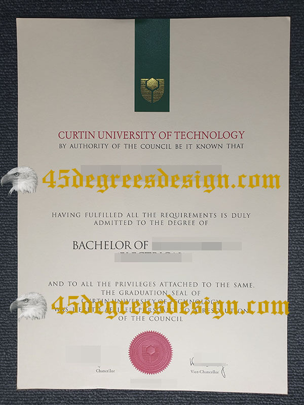 Curtin University of Technology  diploma, buy fake degree