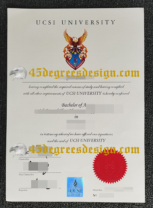 UCSI University fake degree certificate, Make Malaysia diploma
