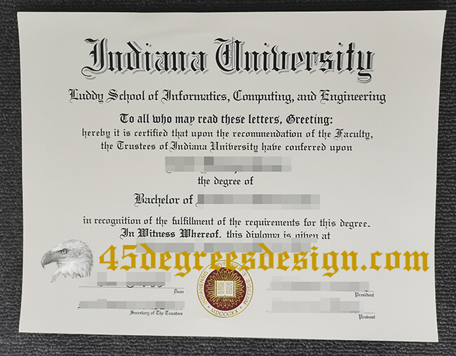 Indiana University Bloomington diploma