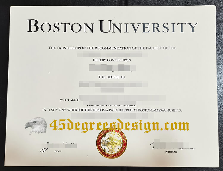 Boston University degree