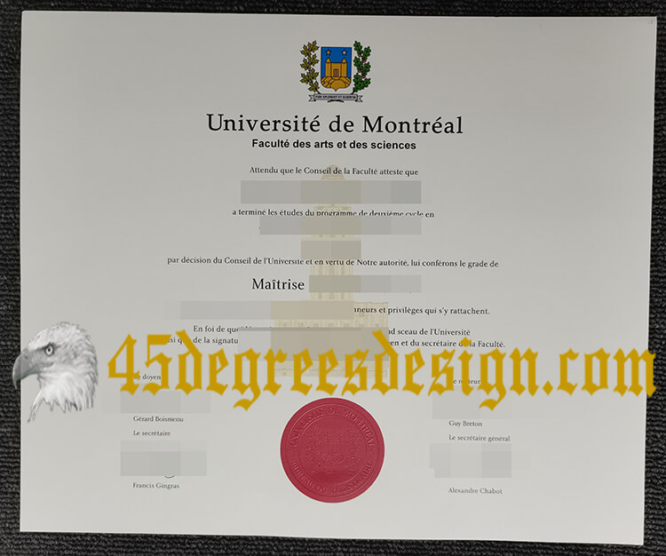 Université de Montréal degree