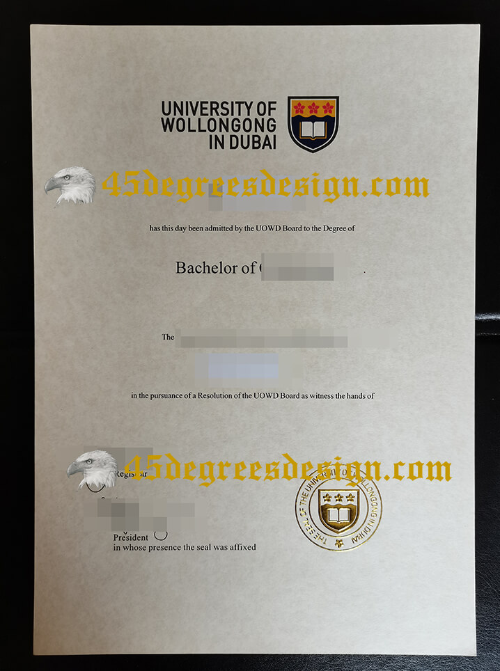 University of Wollongong in Dubai diploma