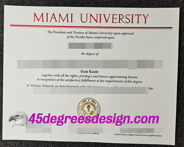 Miami University degree