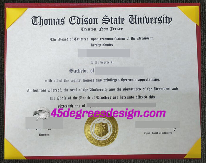 Thomas Edison State University degree