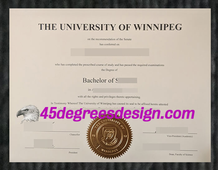 University of Winnipeg diploma