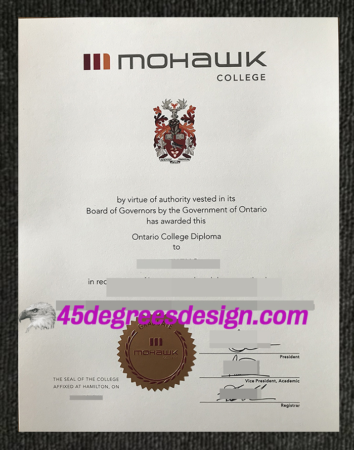 Mohawk College diploma