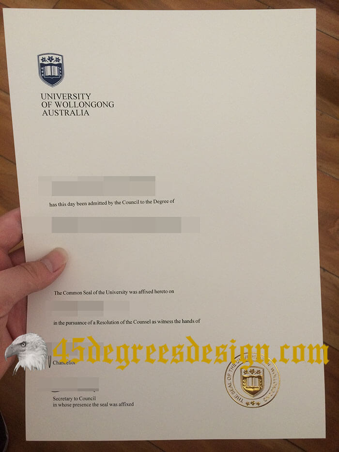 University of Wollongong Australia diploma