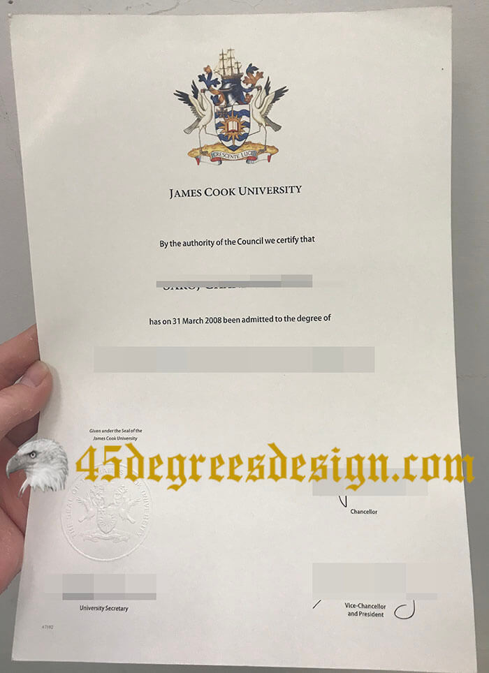 James Cook University diploma
