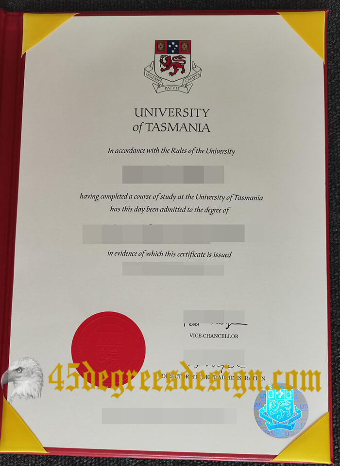 University of Tasmania diploma