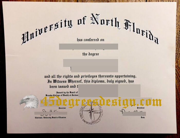 University of North Florida diploma