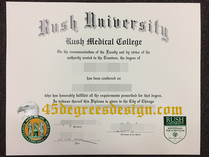 fake Rush University diploma