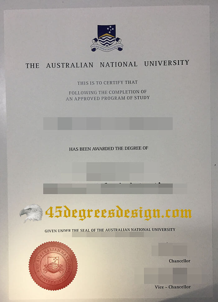 Australian National University diploma