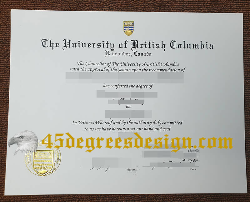 University of British Columbia degree