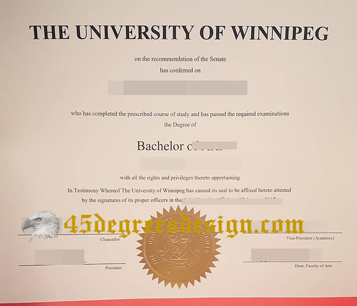 University of Winnipeg diploma