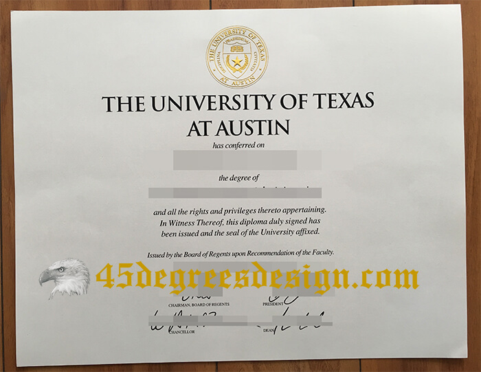 UT Austin diploma