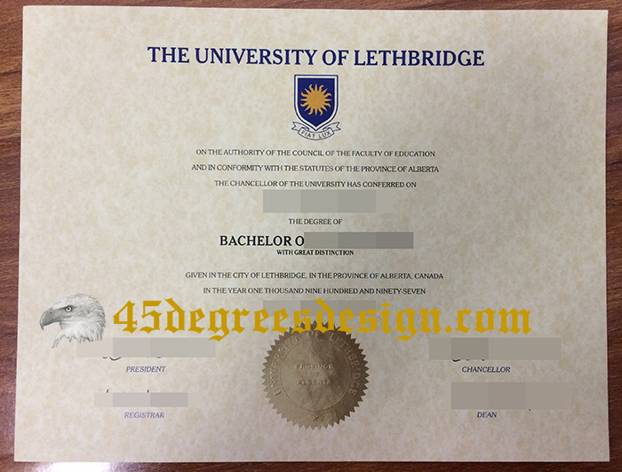 University of Lethbridge diploma