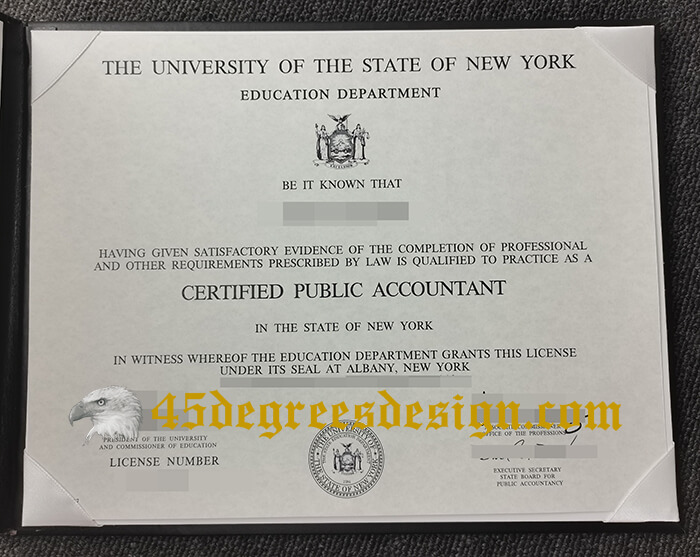 New York CPA Certificate