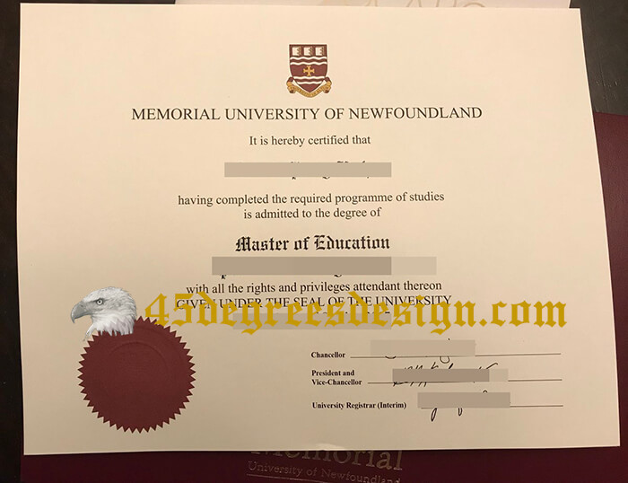 Memorial University of Newfoundland diploma