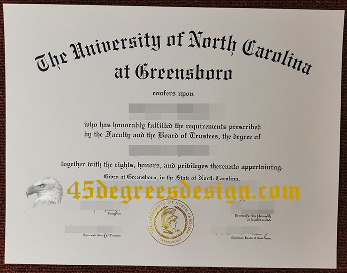 UNCG diploma