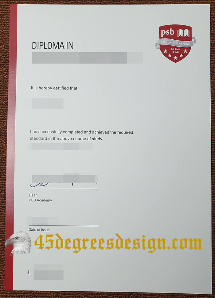 PSB Academy diploma 