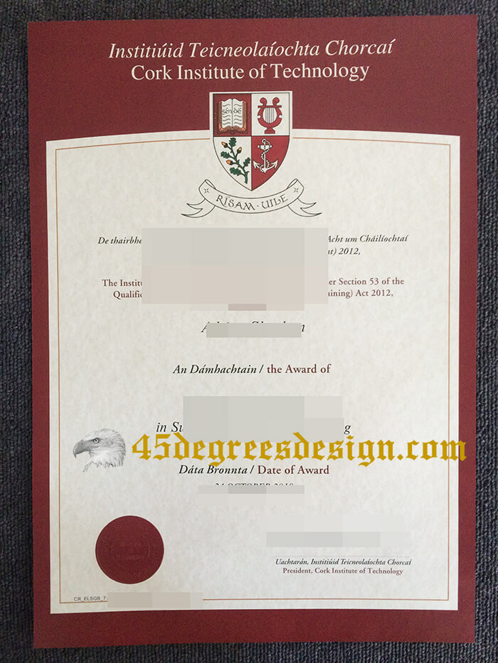 Cork Institute of Technology diploma