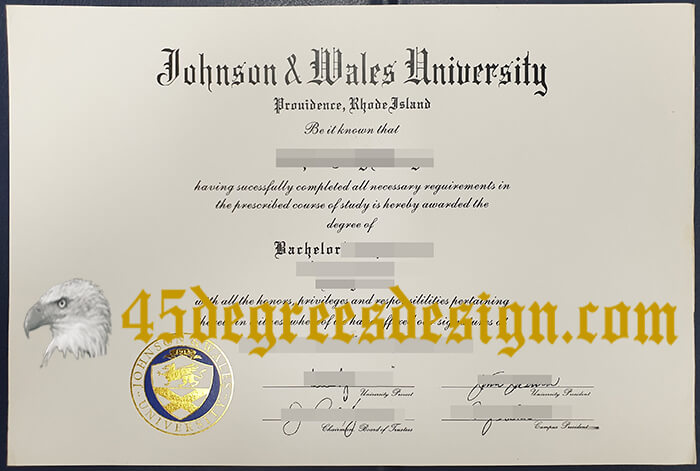 Johnson & Wales University diploma