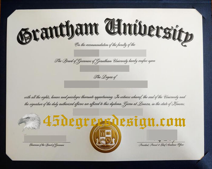 Grantham University diploma 