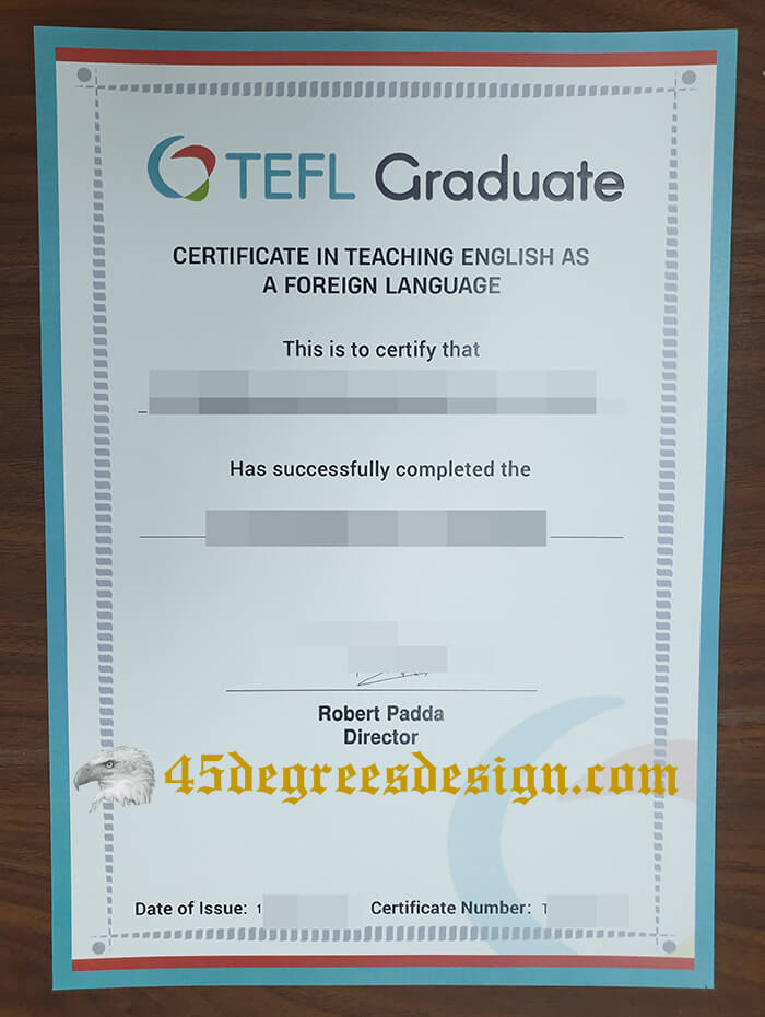 TEFL graduate certificate