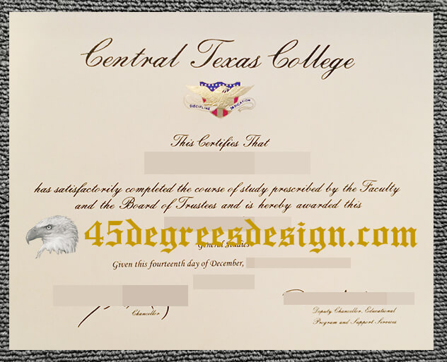 Central Texas College diploma