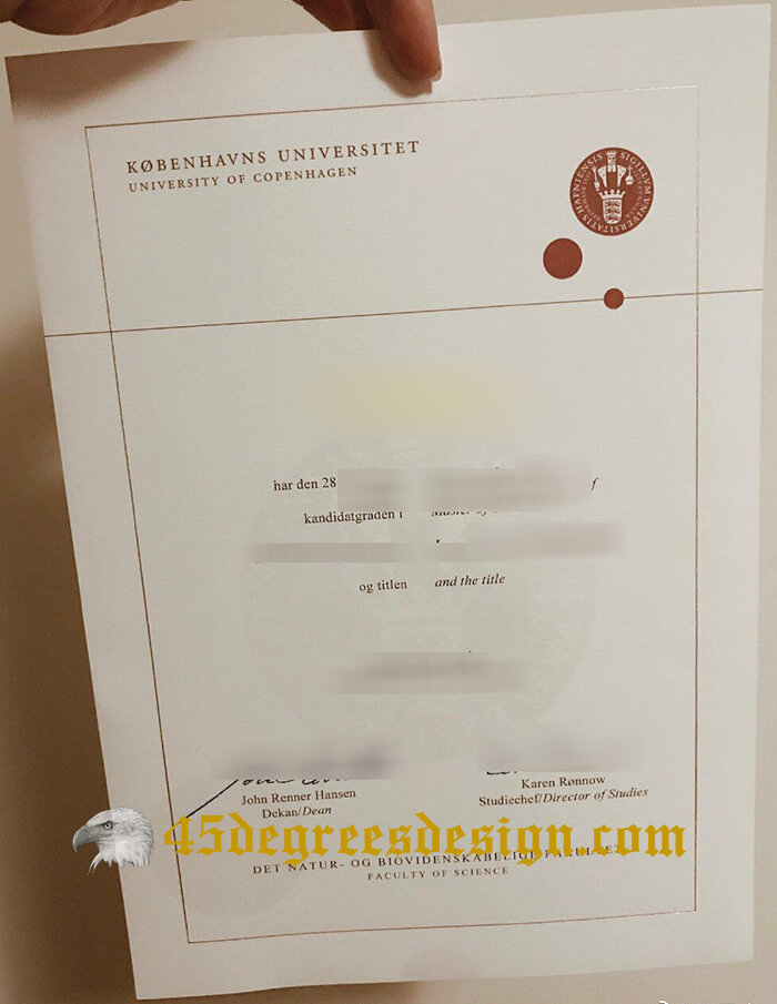 Buy fake University of Copenhagen diploma
