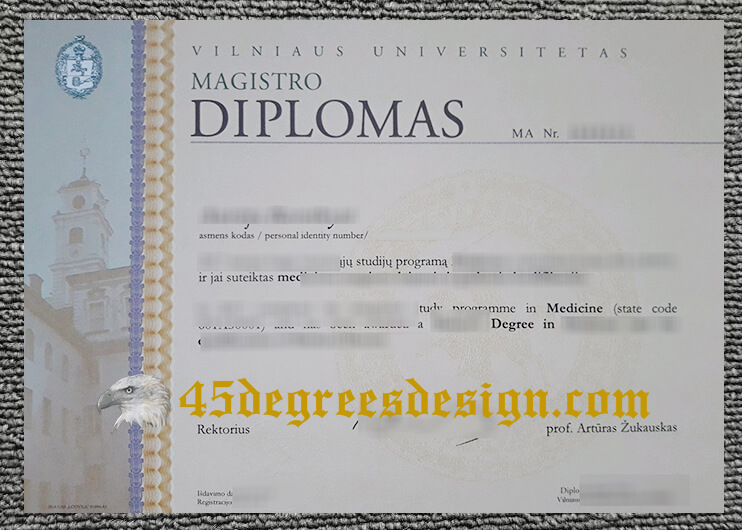 Vilniaus universitetas diploma 