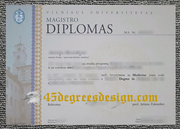 Vilniaus universitetas diploma