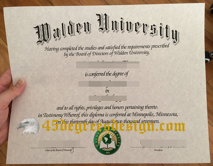 Walden University Diploma 