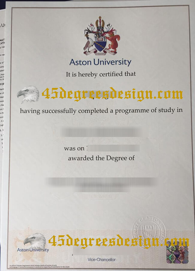 Aston University diploma 