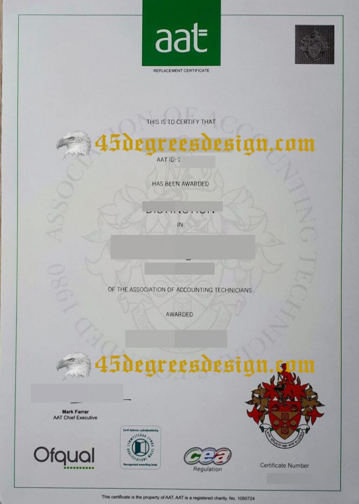  AAT Certificate