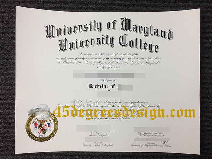 UMGC diploma, UMGC degree