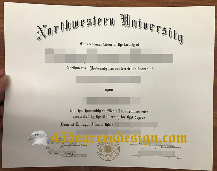 Northwestern University  diploma