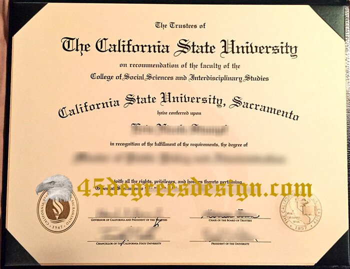 CSUS diploma