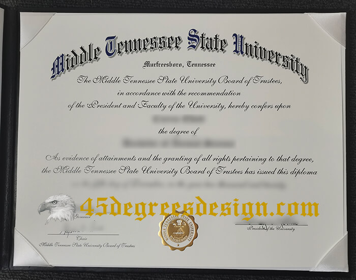 MTSU diploma