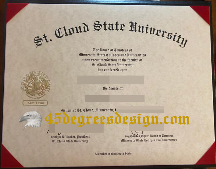St. Cloud State University diploma 
