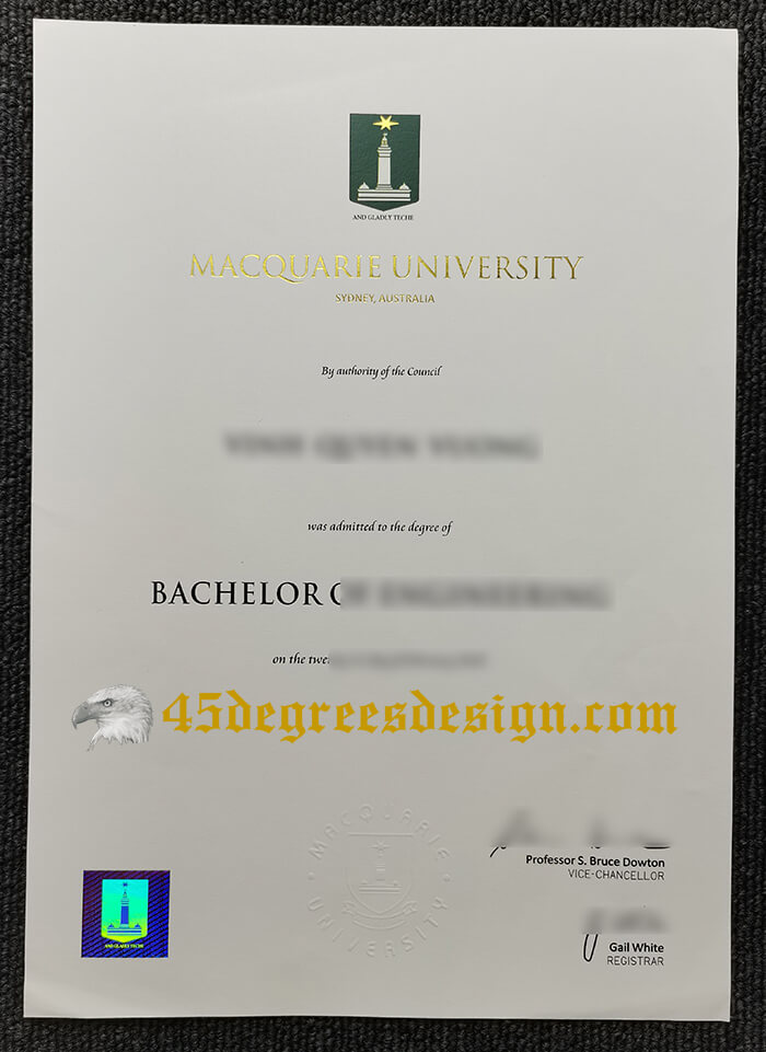 Macquarie University diploma