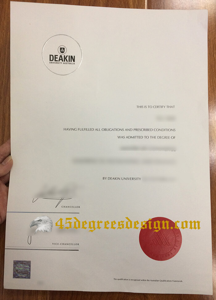 Deakin University degree