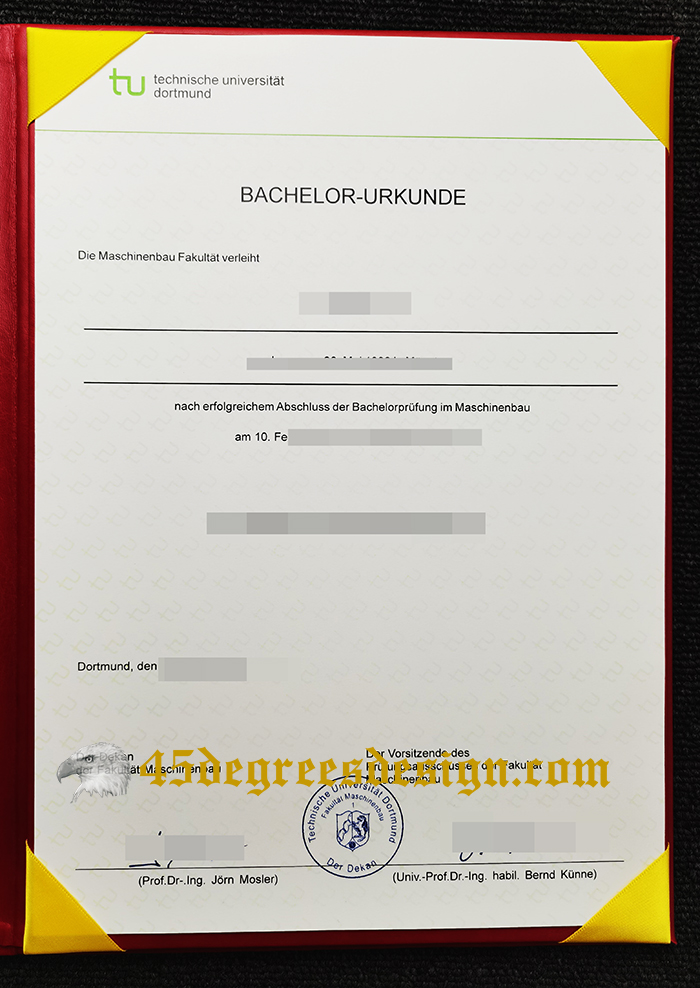 Technische Universität Dortmund diploma 